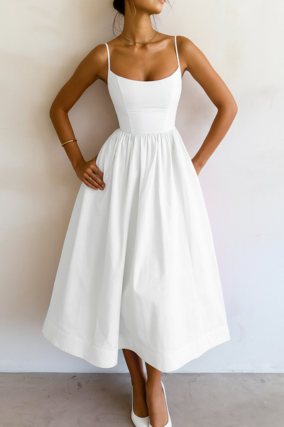 Serenella – Flattering Waist-Fitted Flare Dress