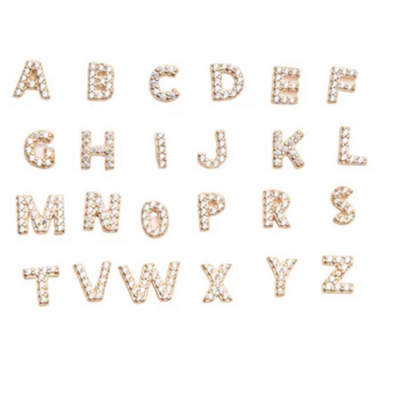 16K Gold Initial Earring 1pc That Lets You Carry Your Identity in Style