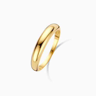 14K Gold Dome Ring That Make You Feel as Good as It Looks