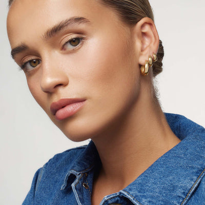 18K Gold Hoops That Embody Your Confident Style