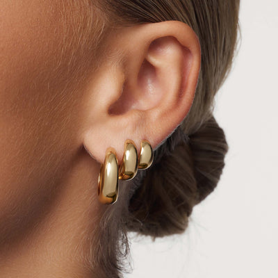 18K Gold Hoops That Embody Your Confident Style