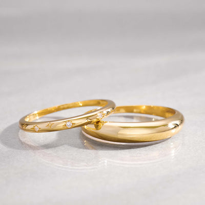 14K Gold Dome Ring That Make You Feel as Good as It Looks