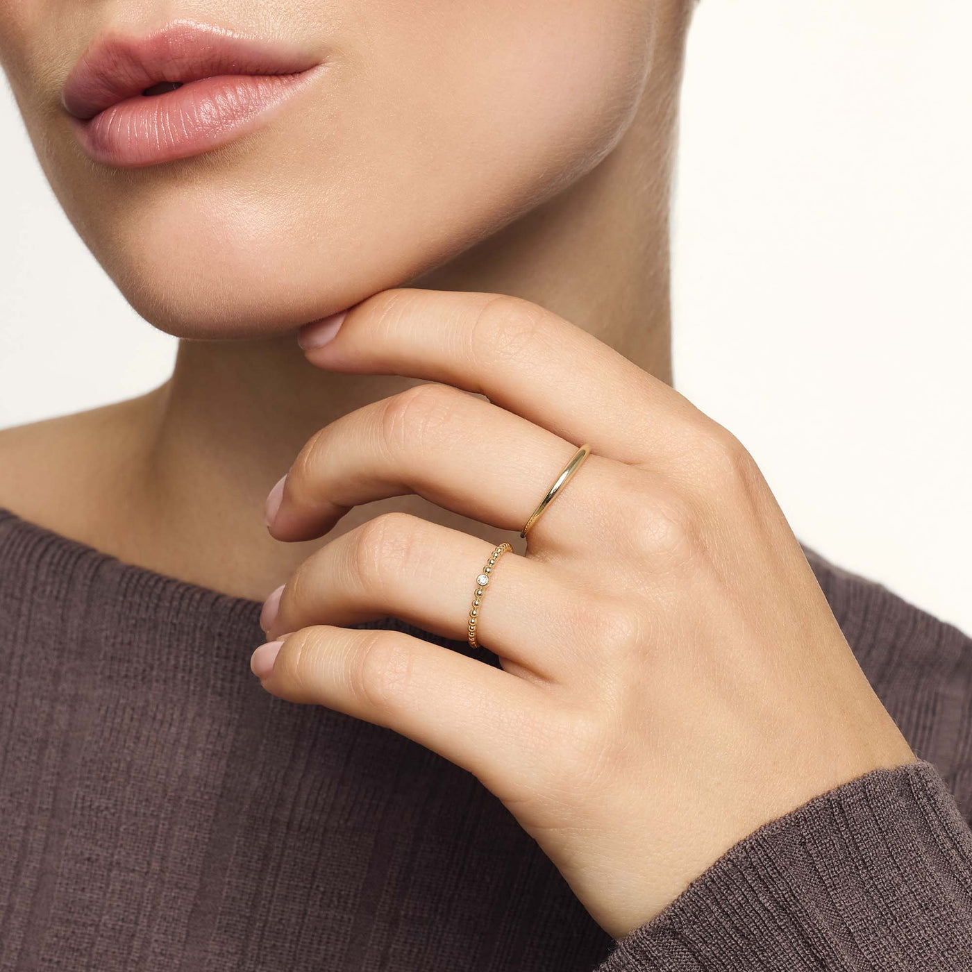 14k Gold Slim Dome Ring That Adds Distinctive Charm & Lasting Sophistication