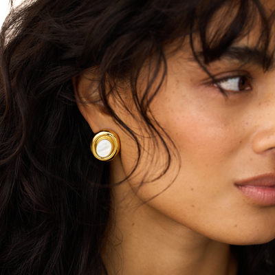 14K Gold Pearl Earrings That Add Elegant Detail & Makes You Unforgettable