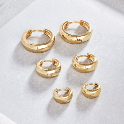 18K Gold Hoops That Reflects Your Distinctive Style & Captures Every Glance