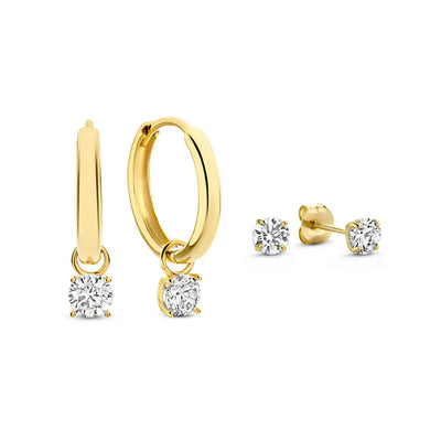 14K Gold Earring Set That Elevates Your Elegance & Earns You Endless Compliments