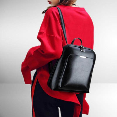 Stellina - Classic Double-Zip Backpack - Sleek Design