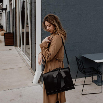 Philippa - Elegant Bow-Tie Satchel