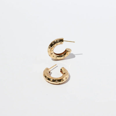16K Gold Hoops That Shine With Your Every Turn & Wins Instant Compliments