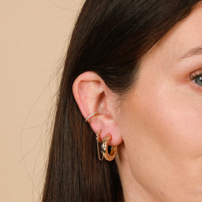 16K Gold Hoops That Shine With Your Every Turn & Wins Instant Compliments