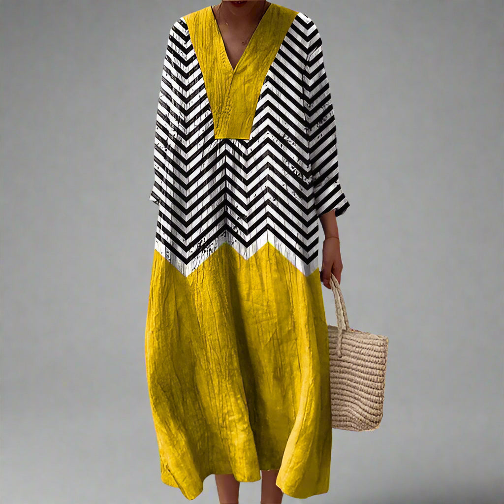 Boho Maxi Dress – Bold Patterns, Effortless Comfort