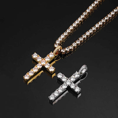18K Gold Diamond Cross Necklace That Radiates Faith & Makes Every Moment Shine