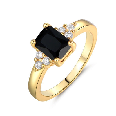 14K Gold Baguette Ring That Elevates Your Day & Night Elegance and Sparkles With Every Move