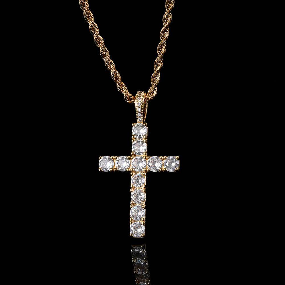 18K Gold Diamond Cross Necklace That Radiates Faith & Makes Every Moment Shine