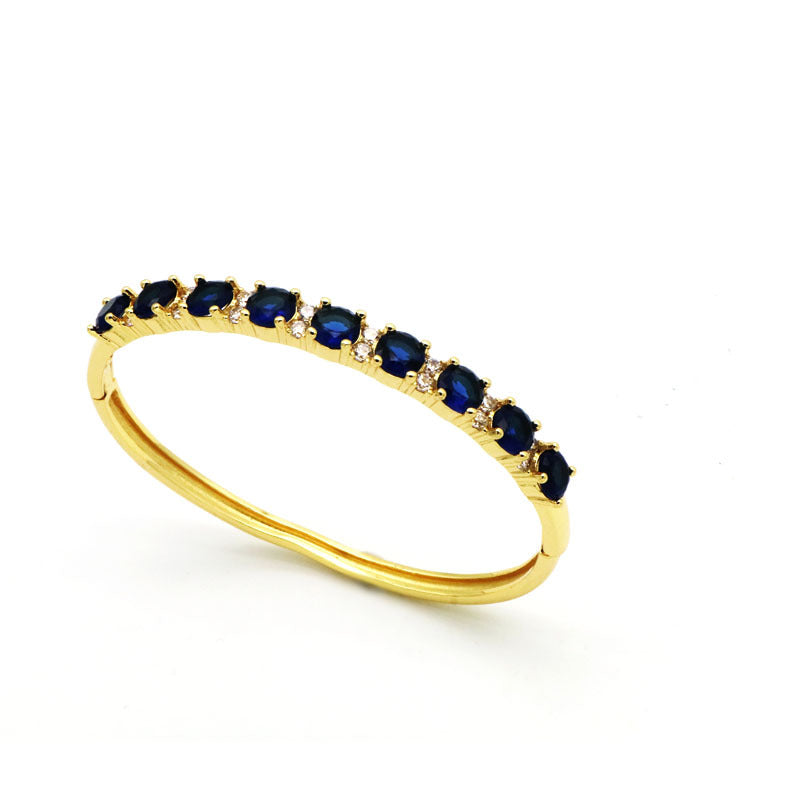 14K Gold Sapphire Band Ring That Makes You Stand Out & Shine With Confidence