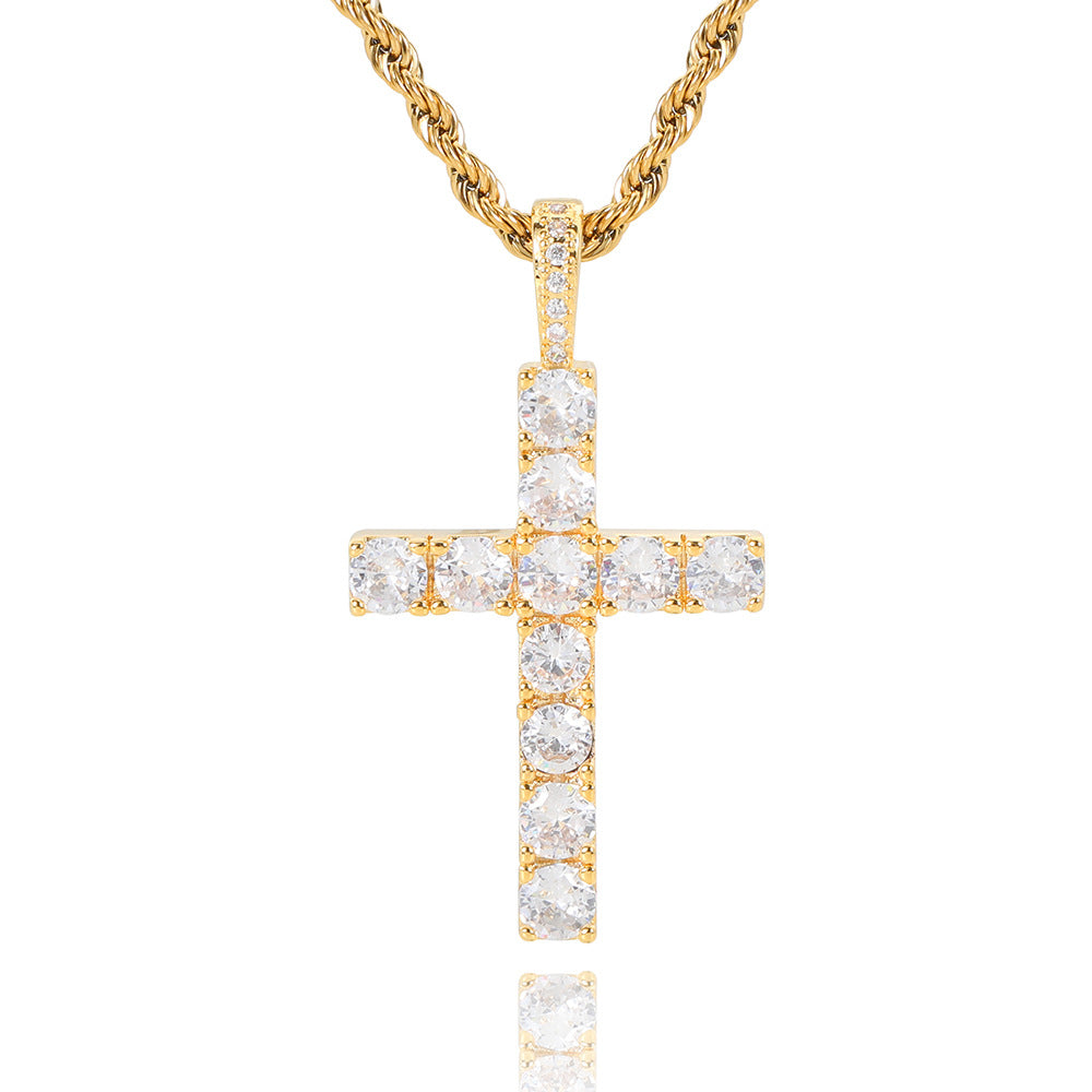 18K Gold Diamond Cross Necklace That Radiates Faith & Makes Every Moment Shine