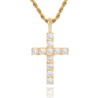 18K Gold Diamond Cross Necklace That Radiates Faith & Makes Every Moment Shine