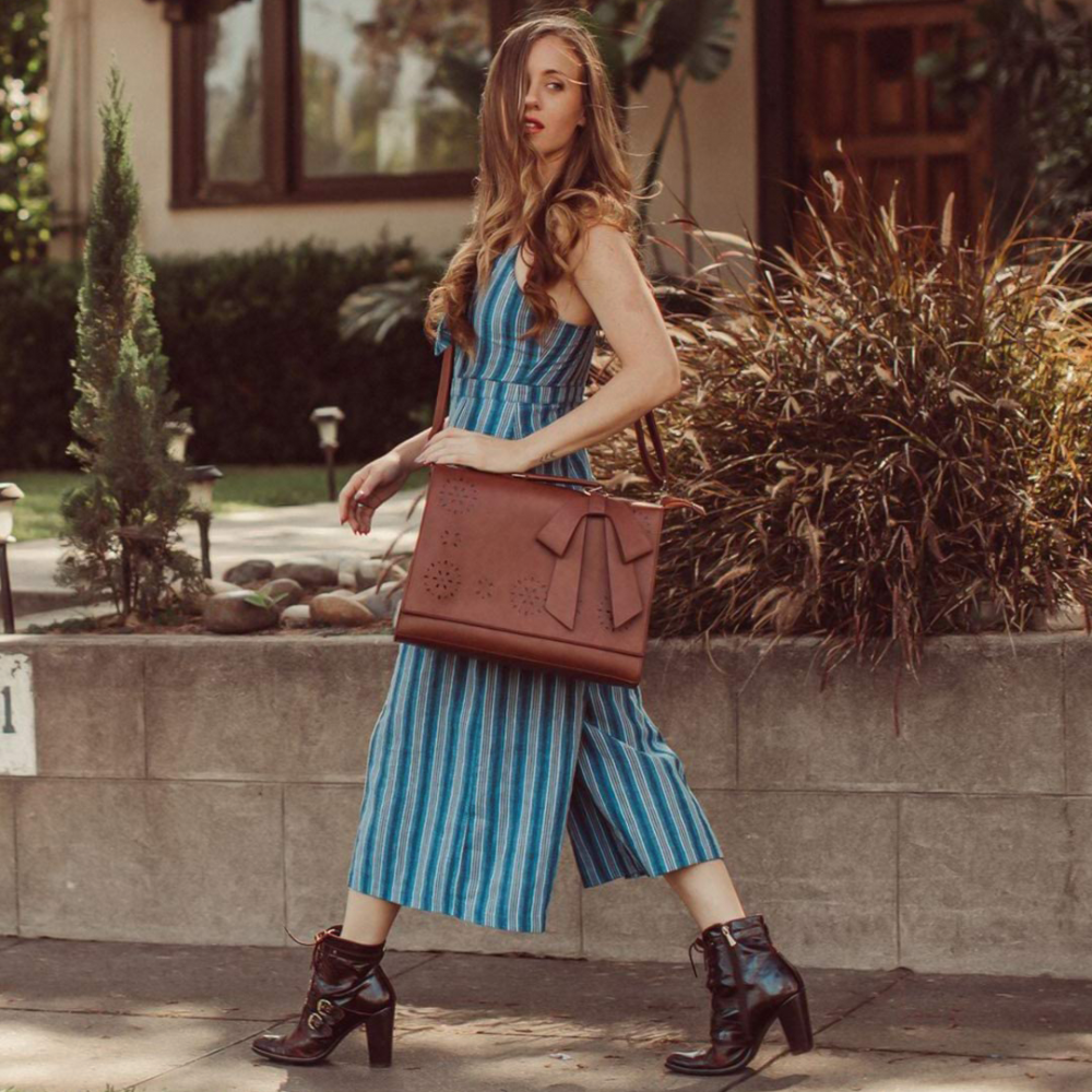 Philippa - Elegant Bow-Tie Satchel