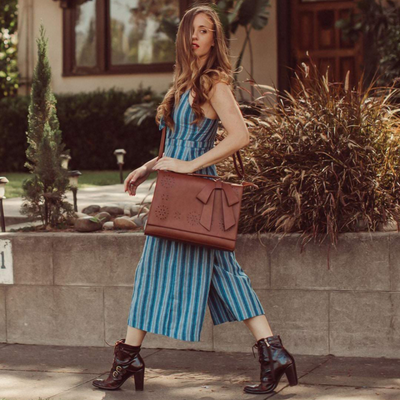 Philippa - Elegant Bow-Tie Satchel