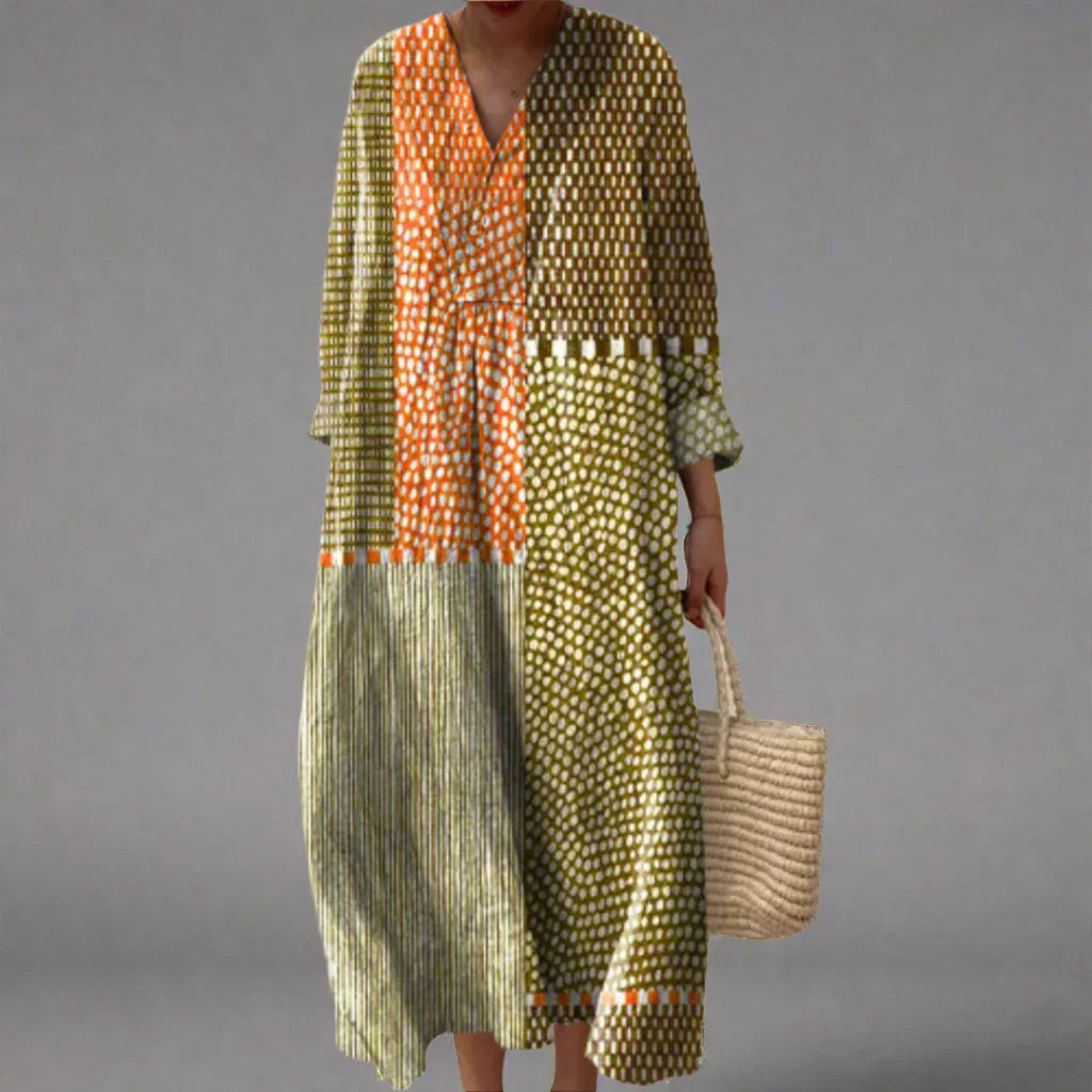 Boho Maxi Dress – Bold Patterns, Effortless Comfort