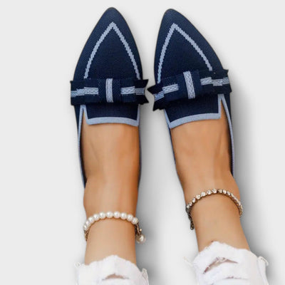 Soraya – Flat Women's Shoes with Knotted Design