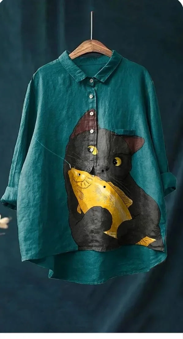 Jovana – Cat Art Shirt