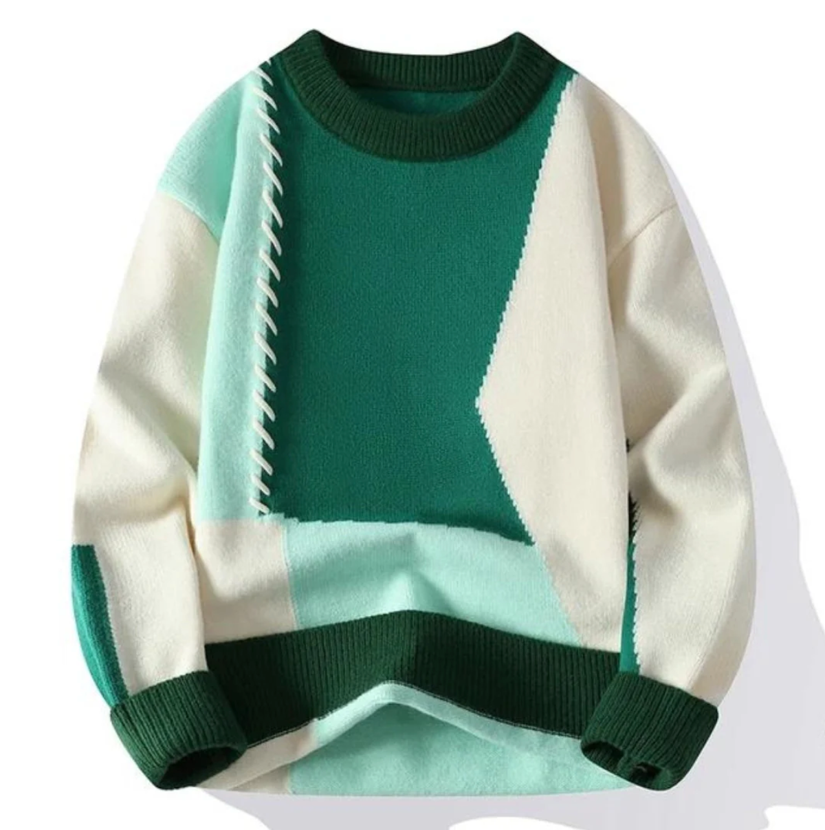 Patchwork Sweater – Playful Style with a Modern Twist