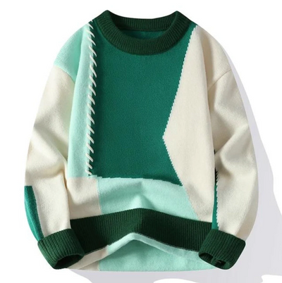 Patchwork Sweater – Playful Style with a Modern Twist