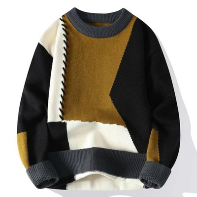 Patchwork Sweater – Playful Style with a Modern Twist