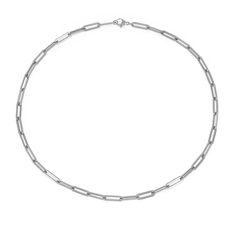14K Gold Paperclip Chain Necklace That Elevates Your Elegance Instantly & Makes You Unforgettable