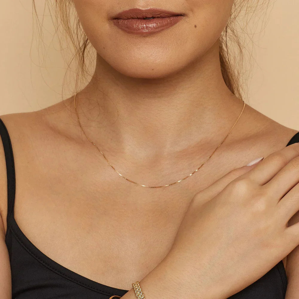 18K Gold Chain Necklace That Elevates Your Elegance & Completes Every Look Perfectly