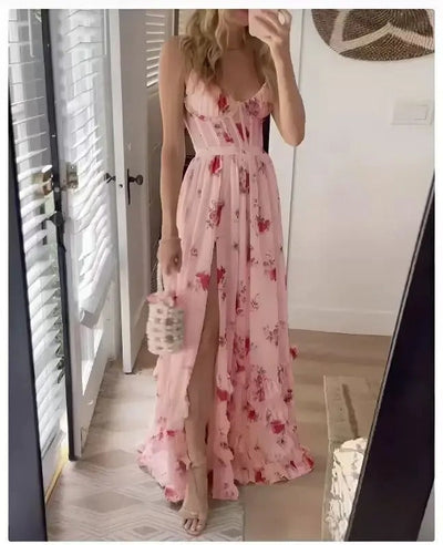 Sapphira – Elegant Floral Dress