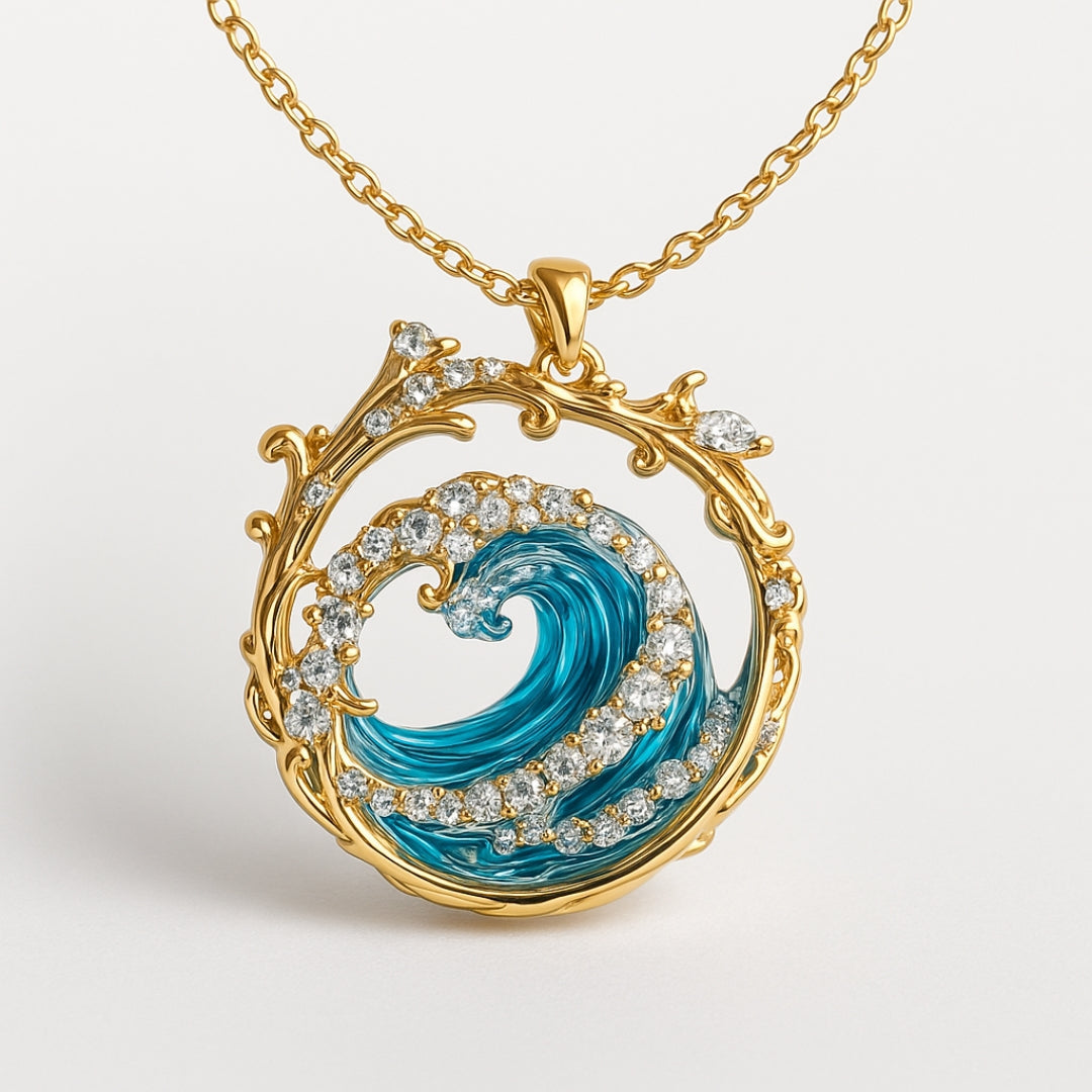 Ocean Wave Necklace That Lets You Carry the Sea’s Beauty Wherever You Go