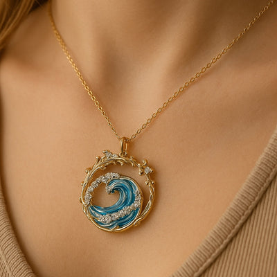 Ocean Wave Necklace That Lets You Carry the Sea’s Beauty Wherever You Go