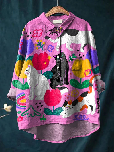 Jovana – Cat Art Shirt