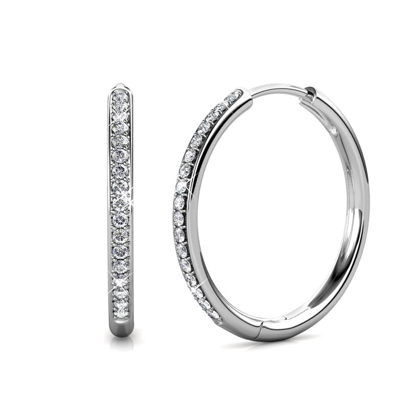 14k Gold  Hoops That Bring Shine to Any Outfit & Finish Your Look Perfectly
