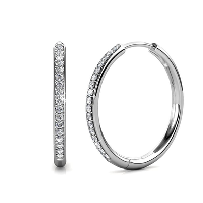 14k Gold  Hoops That Bring Shine to Any Outfit & Finish Your Look Perfectly