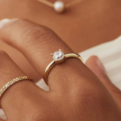 1 4k Gold Ring That Adds Poised Charm & Draws Every Eye