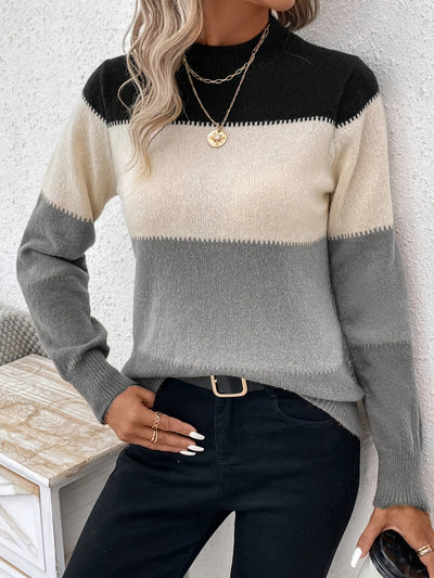 Striped Sweater – Stylish Comfort in Earthy Tones