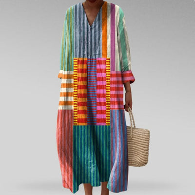 Boho Maxi Dress – Bold Patterns, Effortless Comfort