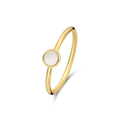 14k Gold Pearl Ring That Elevates Your Gesture With Refinement & Understated Luxury
