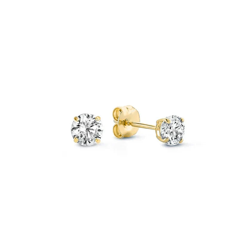 14k Gold Stud Earrings That Radiate Sophistication & Win Every Glance