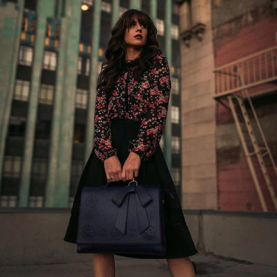 Philippa - Elegant Bow-Tie Satchel