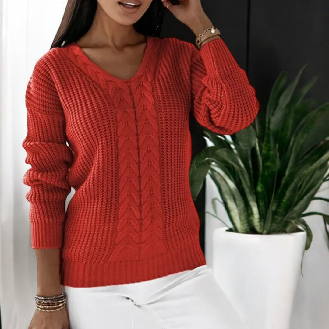V-Neck Sweater – Timeless Style and Soft Comfort